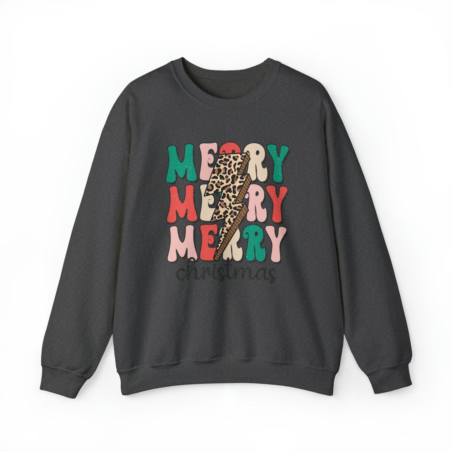 Merry Christmas, Gildan Crewneck Sweatshirt