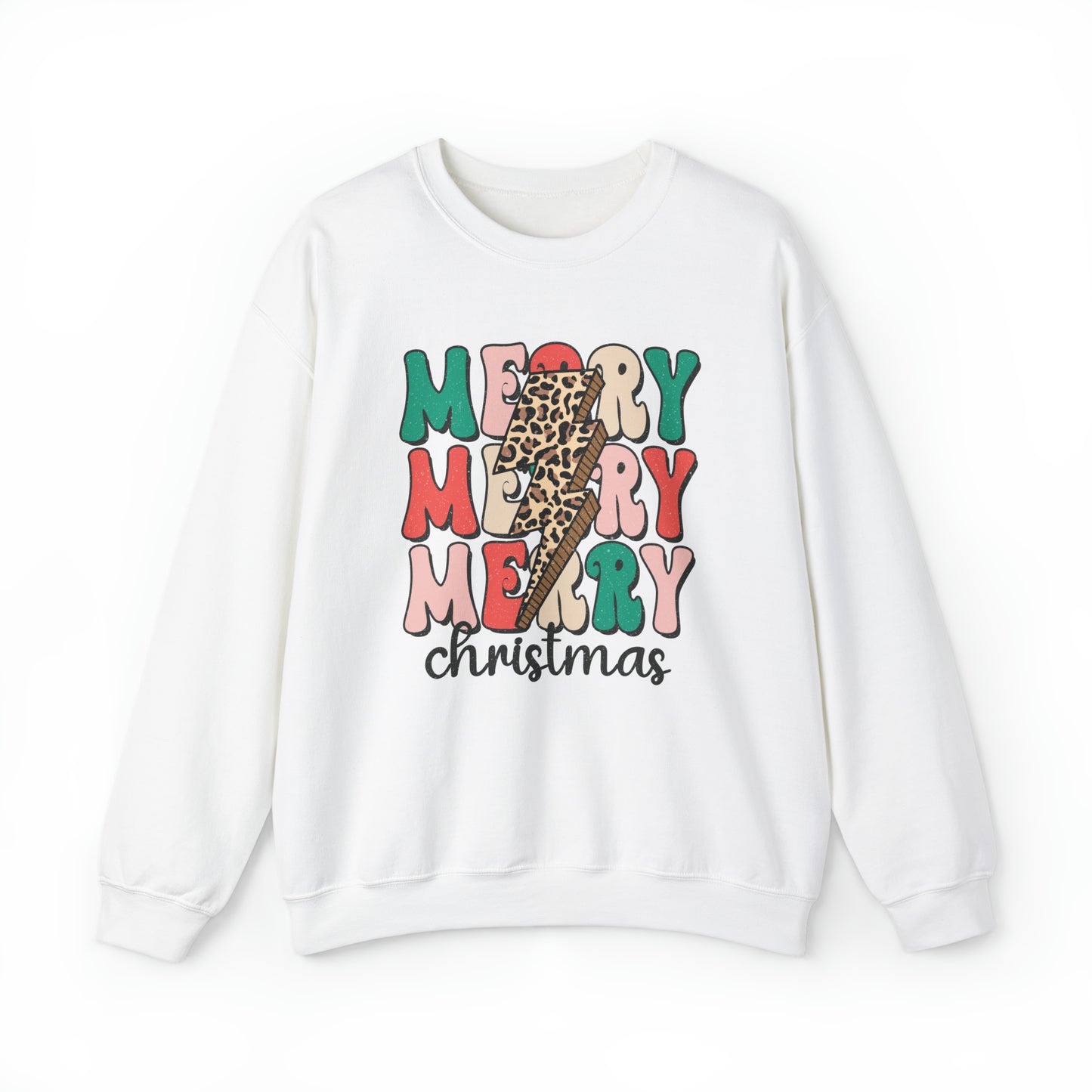 Merry Christmas, Gildan Crewneck Sweatshirt