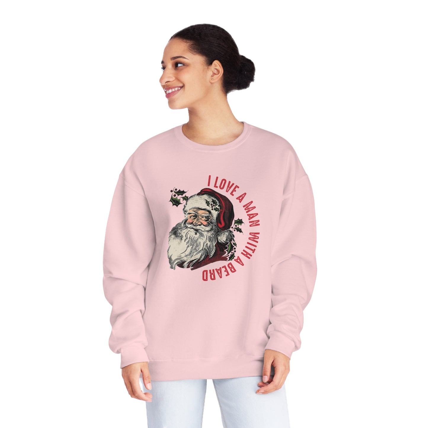 I Love a Man with a Beard, Crewneck Sweatshirt